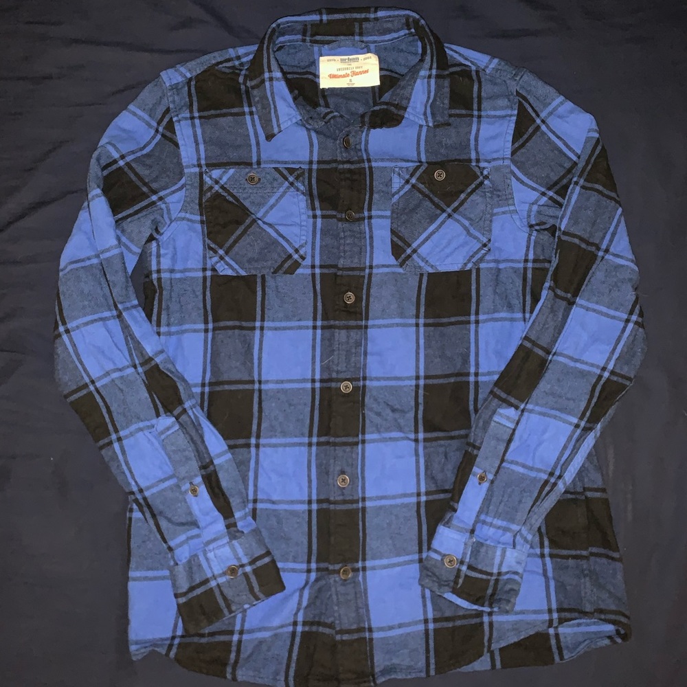 Blue and Black Flannel